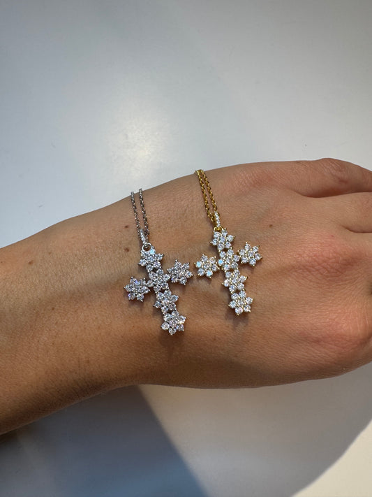 Collana Croce Iris