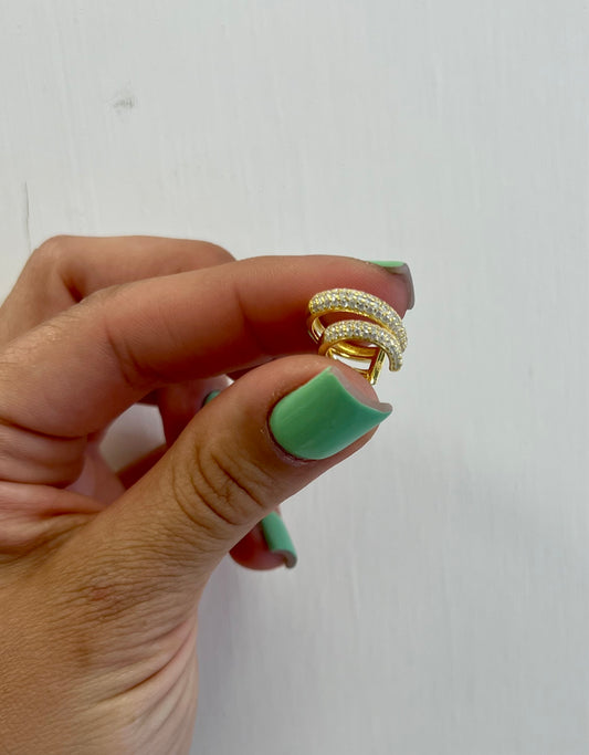 Earcuff Doppio Filo Bombato