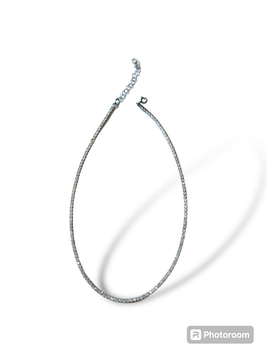 Collana choker Tennis