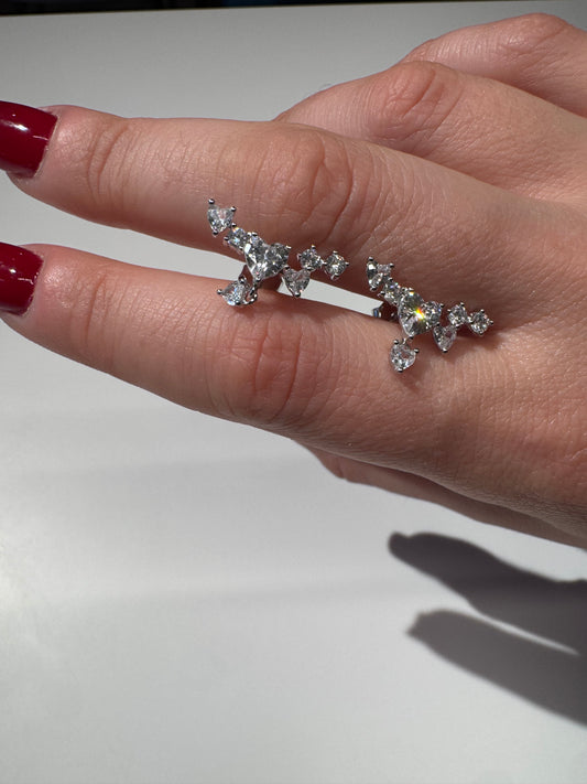 Orecchini Cuore Luce