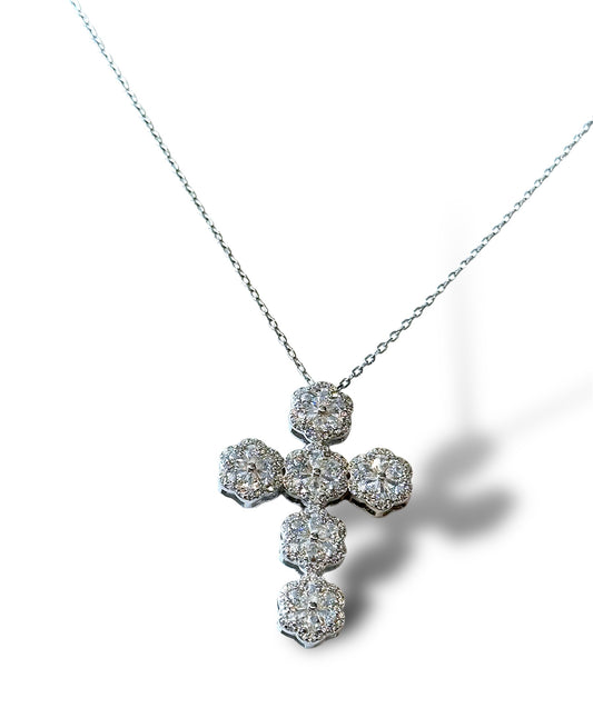 Collana Croce Flower