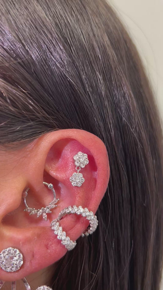 EarCuff Doppio Intreccio