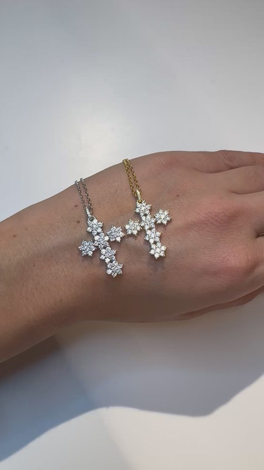 Collana Croce Iris