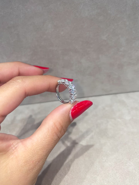 Anello Veretta Ovale